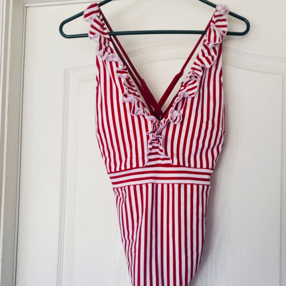 Cupshe, XXL, red & white